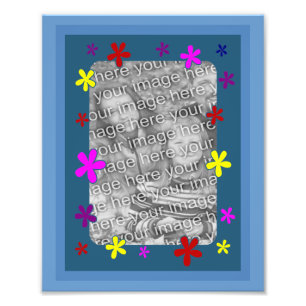 Flores Funky Enquadram Seu Modelo De Fotografia