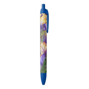 Flores Íris Roxas Canetas Irisa Pintura