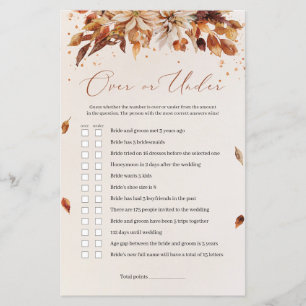 Flores Laranja Querem Boho Floral Sobre ou Sob Jog