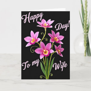 Flores Magenta Cartão das Mães