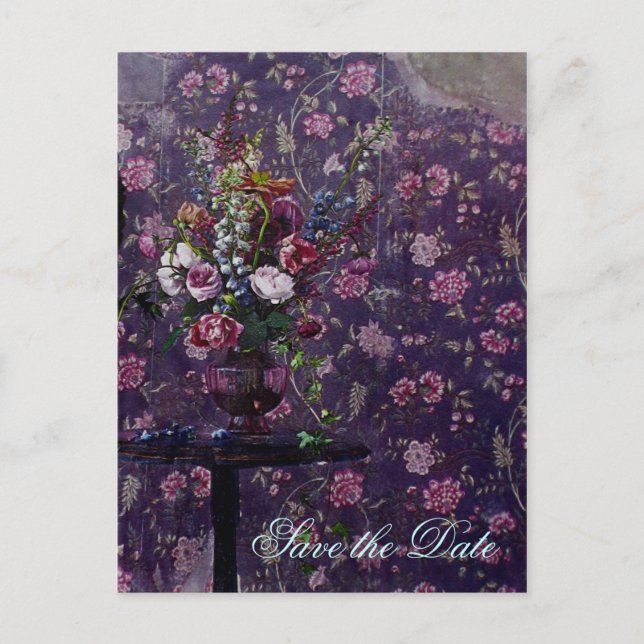 Flores Mimadas ~ Cartão-postal / Convites (Frente)