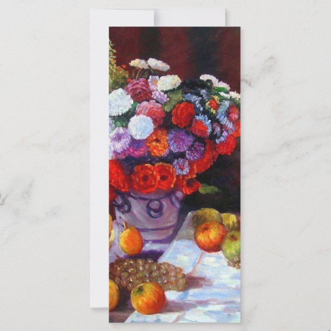 Flores Monet e Cartão de Fruta (Frente)