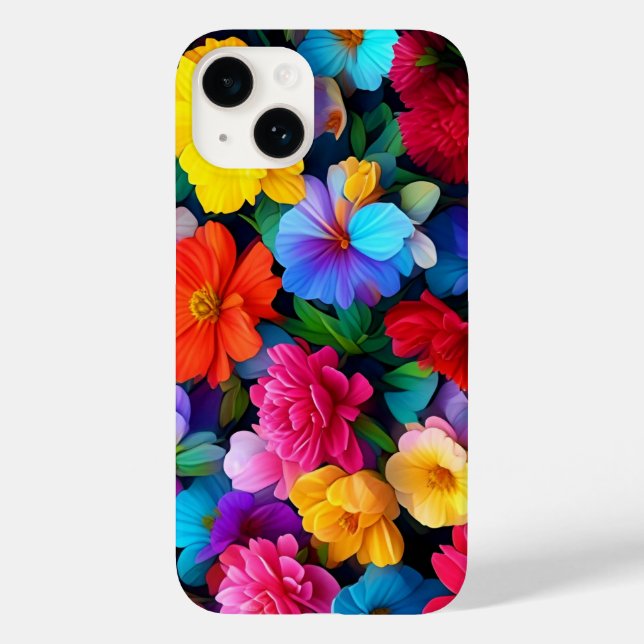 Flores Multicoloridas Padrão-75647 (Verso)