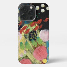 Flores na capas de iphone da Noite