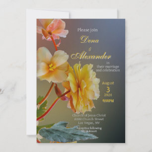 Flores para seu convite de casamento
