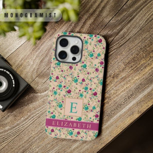 Flores Personalizadas de Damasco Pêssego Floral Ve