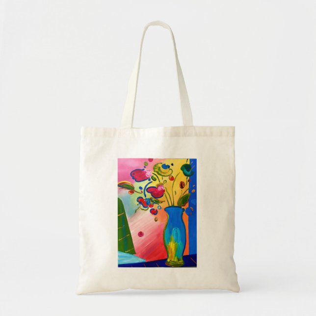 Flores Peter Max inspirou Bolsa (Frente)