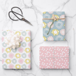 Flores, Polkadots e Stripes de Pastel em Cuta