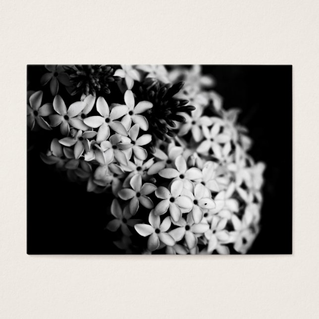 flores pretas e brancas (Frente)
