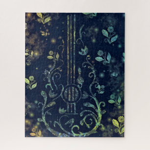 Flores, Quebra-cabeça de Arte do Violão - Música R