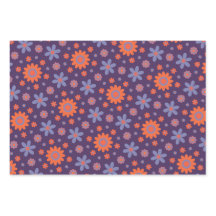 Flores Retro Diversão 70s Hippie Daisy Padrão