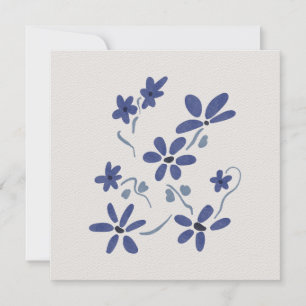 Flores Românticas Azuis