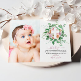 Flores Românticas e Cartões de agradecimentos de B