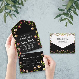 Flores Românticas Elegantes Boho Floral Casamento