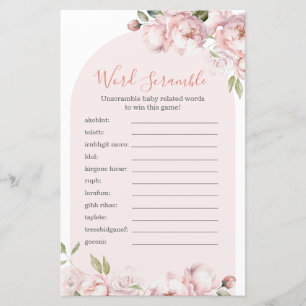 Flores Rosa Bebê De Sangue Em Bolsa De Palavras