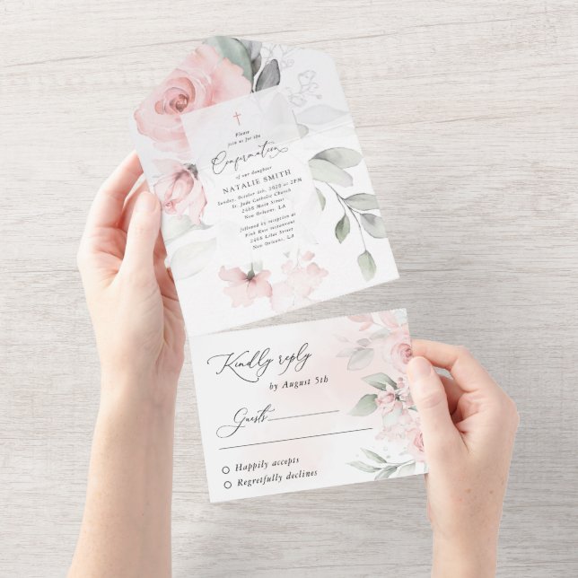Flores Rosa Choque, Verdura, Confirmação Floral (Aba destacável)