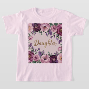 Flores Rosa Filhas De Camisa