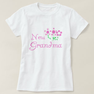 Flores Rosa Novas Camisetas e presentes para vovó