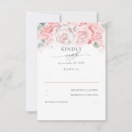 Flores Rosa Suaves Pastel Nascendo RSVP