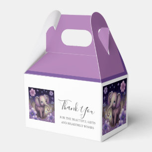 Flores roxas de elefante - Caixa de Favoritos de A