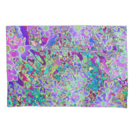 Flores roxas e cor-de-Abstrato Trippy