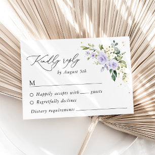Flores Roxas, Flores Brancas, Boho, RSVP de Casame