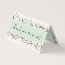 Flores Russas de Algodão do Sul em Madeira Obrigad