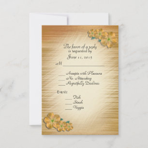 Flores Russas RSVP com a Escolha de Entree