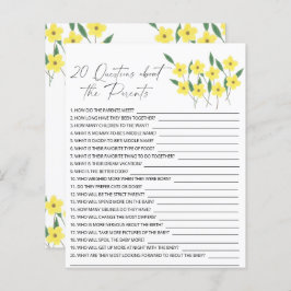 Flores selvagens - 20 perguntas sobre os pais