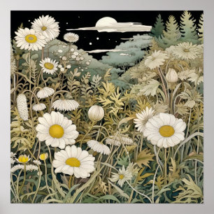 Flores selvagens Art Impressão
