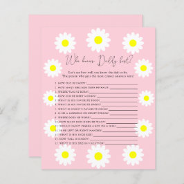 Flores selvagens Daisies - Quem sabe melhor o PAI