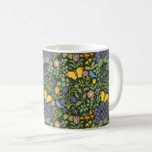 Flores Selvagens de Voysey, Caneca de Café Verde