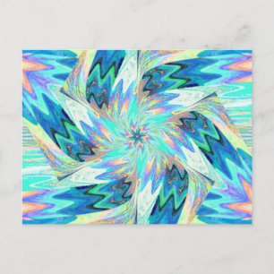 FLORES SELVAGENS EM PASTELOS 4 Cartão postal