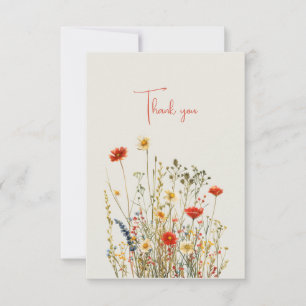 Flores Selvagens Obrigado Casamento Dando Dinheiro