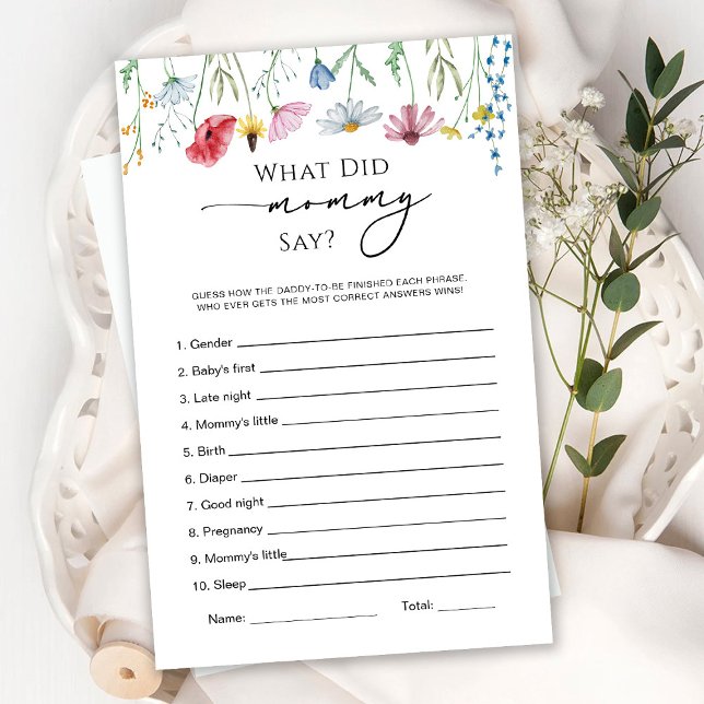 Flores Selvagens Que Mamães Dizem Jogo (Criador carregado)