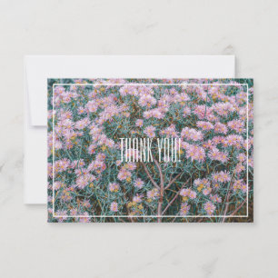 Flores Selvagens Rosa Púrpura PálidasObrigado Cart