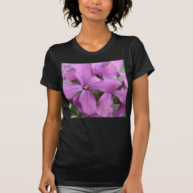 Flores Selvagens Roxas Camisa (Frente)