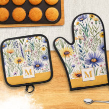 Flores Silvestres Bonitas Monogramadas Rústicas El
