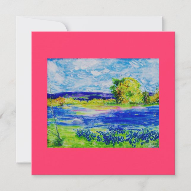 flores silvestres de bluebonnet (Frente)