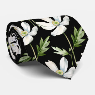 Flores Silvestres de Escritório Casuais Gravata de