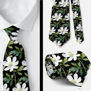 Flores Silvestres de Escritório Casuais Gravata de