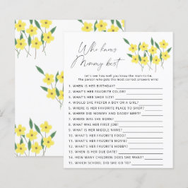 Flores silvestres Quem sabe melhor jogo da mamãe