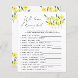 Flores silvestres Quem sabe melhor jogo da mamãe