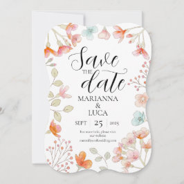 Flores silvestres rosa