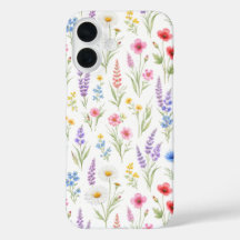 Flores Silvestres Rosa Lavanda Pastel