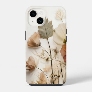Flores silvestres secas prensadas