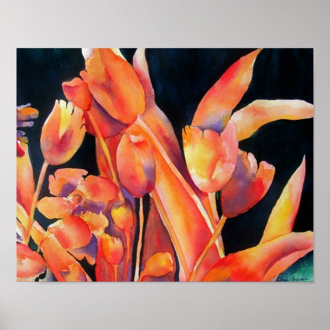 Flores Sunset Poster (Frente)