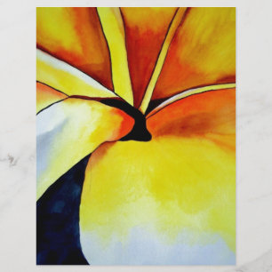 Flores tropicais de Frangipani, abstrato