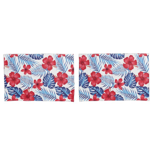 Flores Tropicais Fronha de Almofada (Frente - conjunto)