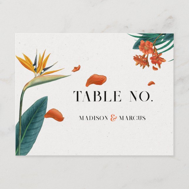 Flores tropicais ricos Cartões de agradecimentos d (Frente)